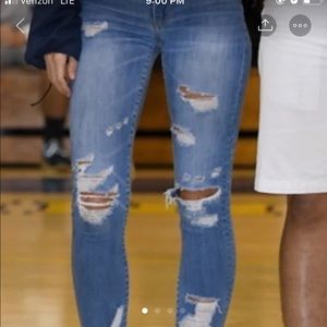 American eagle high rise skinny jeans